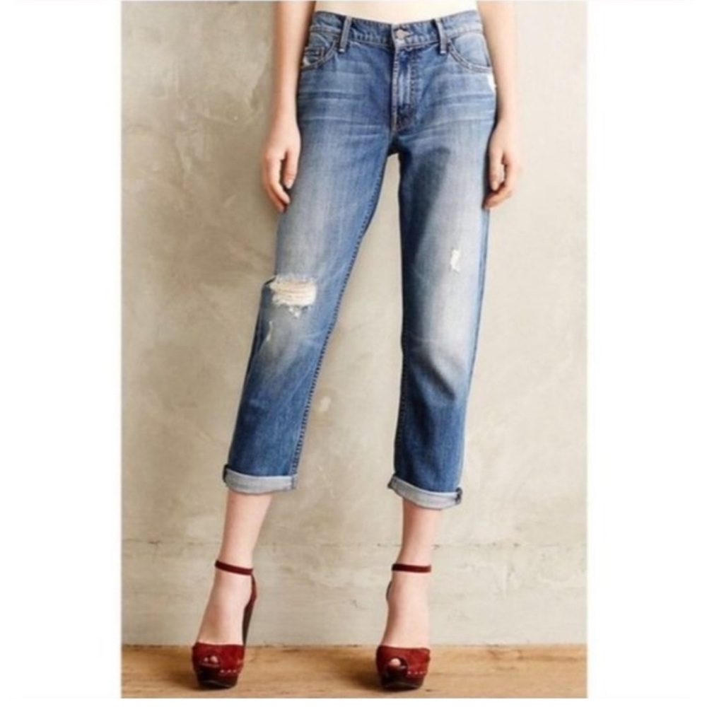MOTHER Jeans The Dropout in Always Look Twice Size 24 - Picture 7 of 7